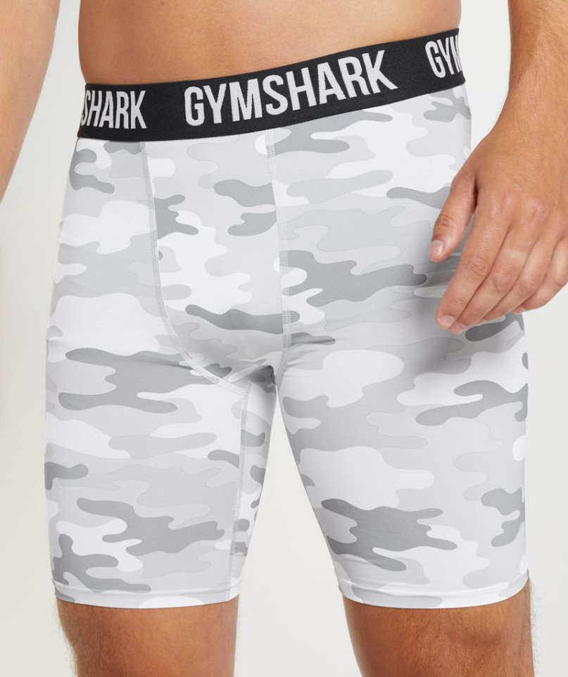 Szorty Gymshark Element Baselayer Męskie Camo | PL 759HLQ